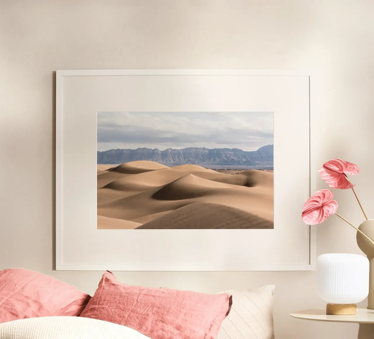 Sand dunes in the Great Salt Desert carta hahnemühle da photolovers