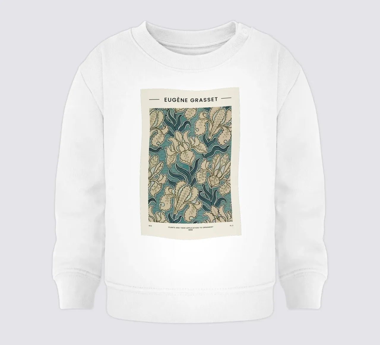 Grasset - Iris felpa neonato da Vintage by JUNIQE