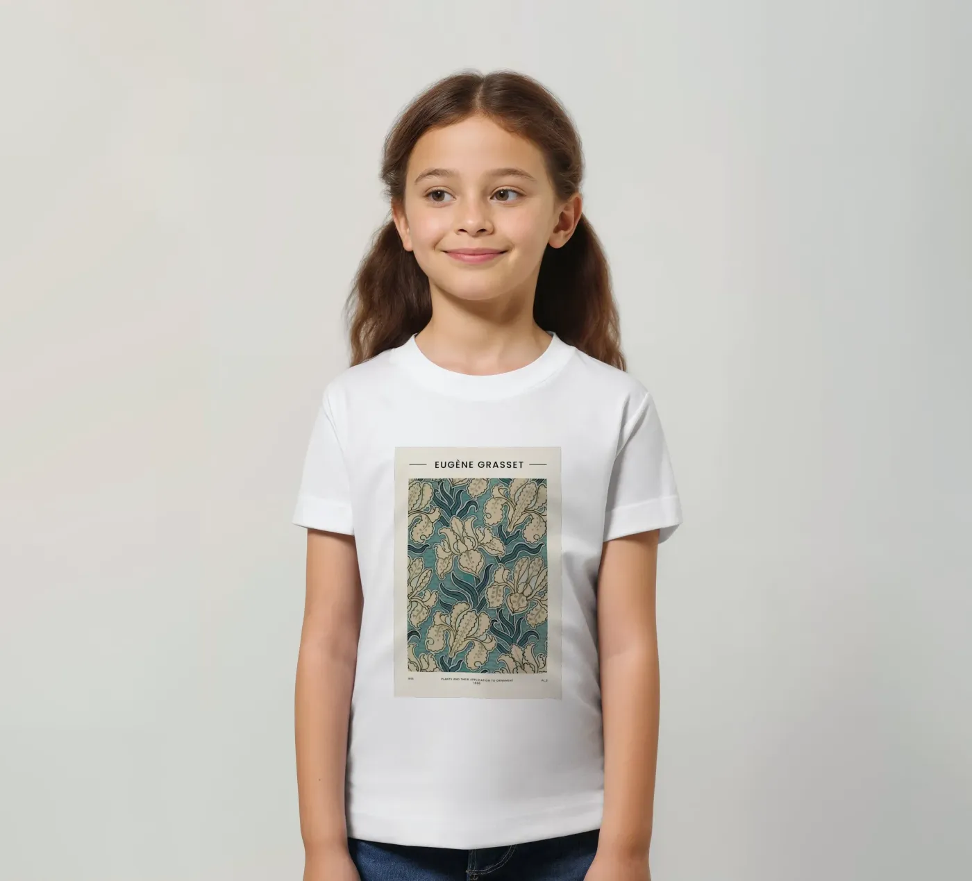 Grasset - Iris t-shirt bambini da Vintage by JUNIQE
