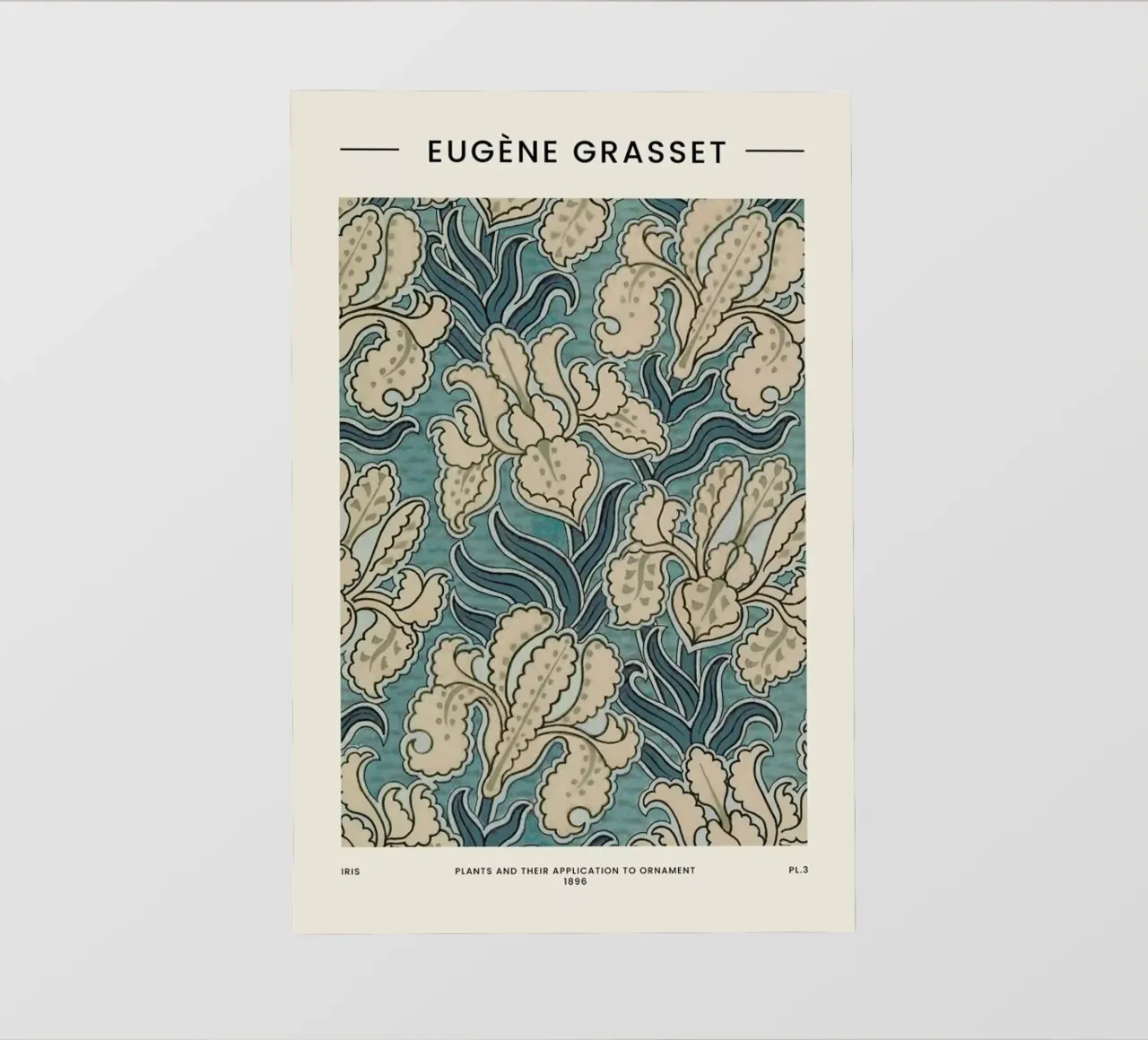 Grasset - Iris telo in pvc da Vintage by JUNIQE