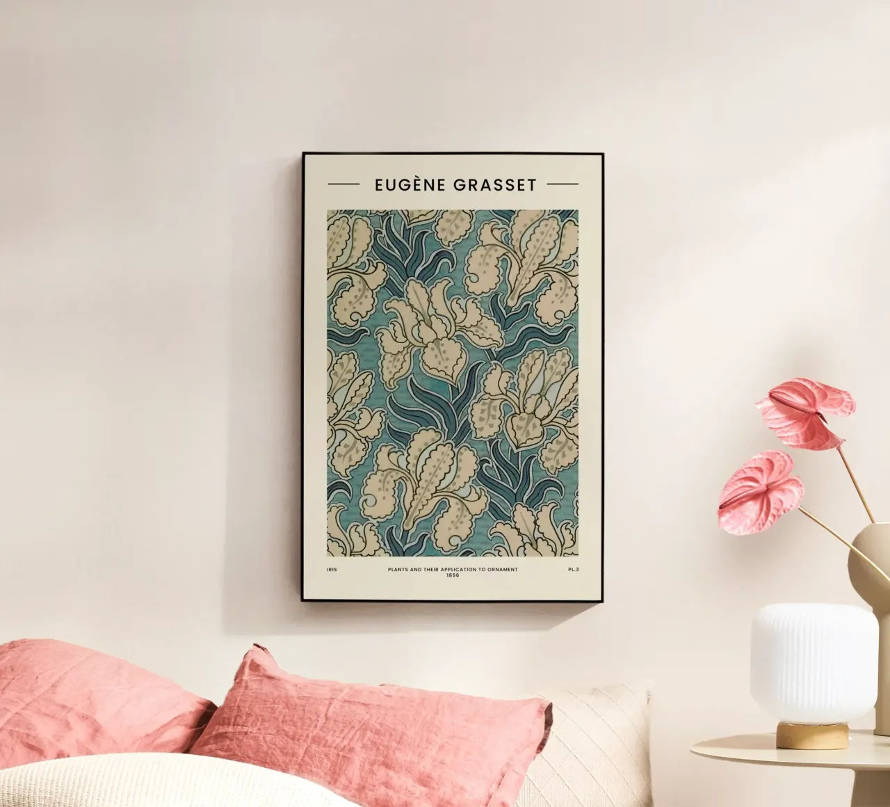 Grasset - Iris plexiglass da Vintage by JUNIQE