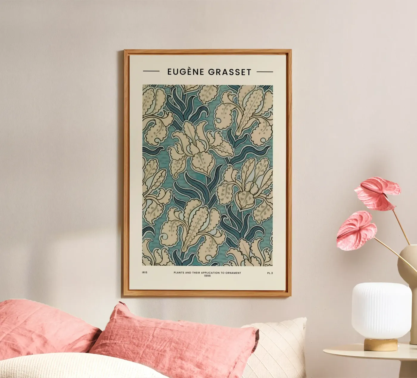 Grasset - Iris forex plate by Vintage by JUNIQE
