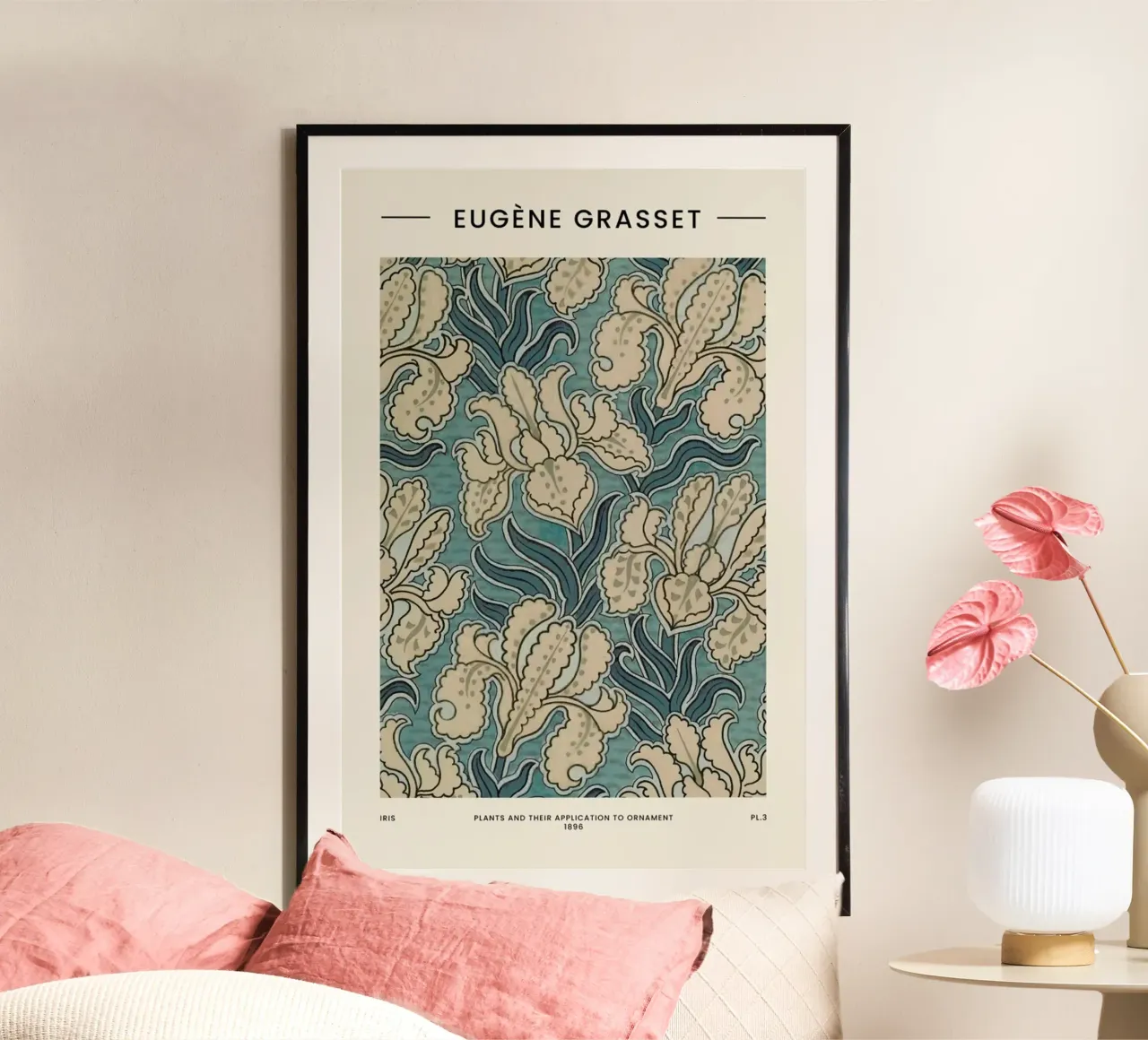 Grasset - Iris poster by Vintage by JUNIQE