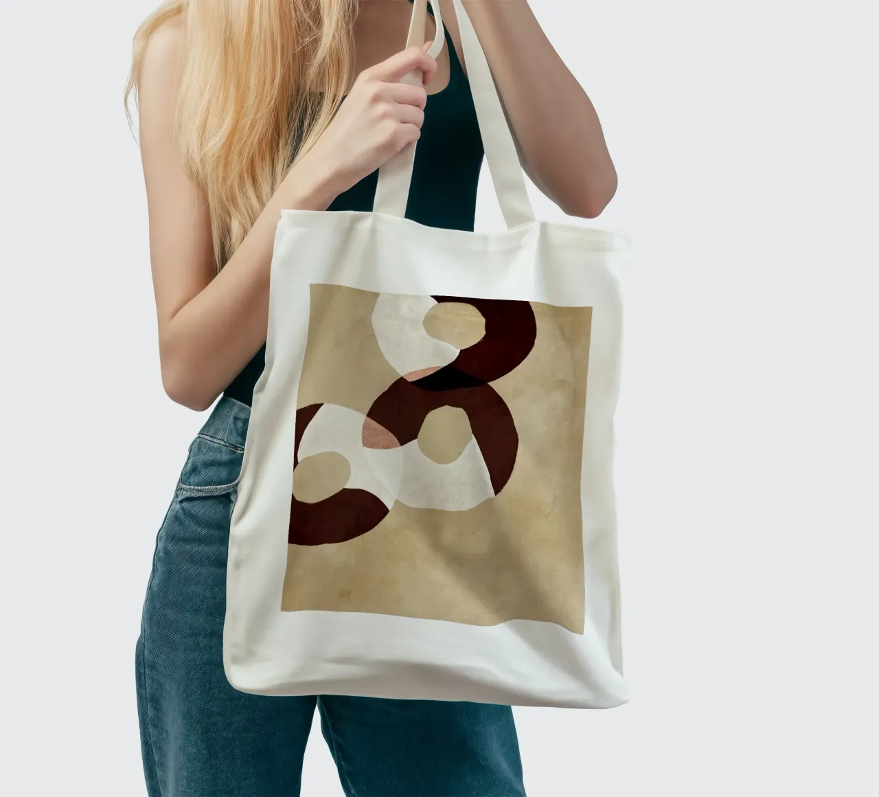 Orbitales No 02 borsa in juta da treechild