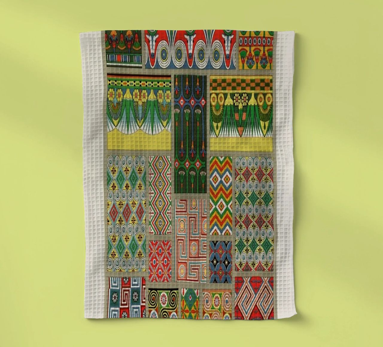 Racinet -  Egyptian  Ornamental Pattern torchon de Vintage by JUNIQE