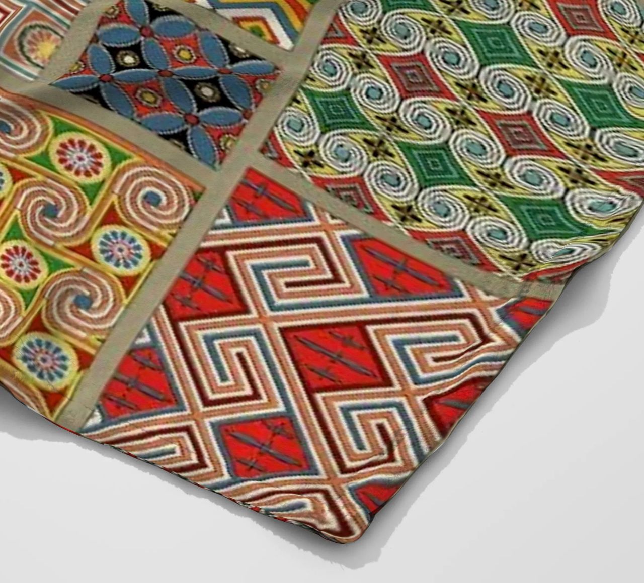 Racinet -  Egyptian  Ornamental Pattern fleece blanket by Vintage by JUNIQE