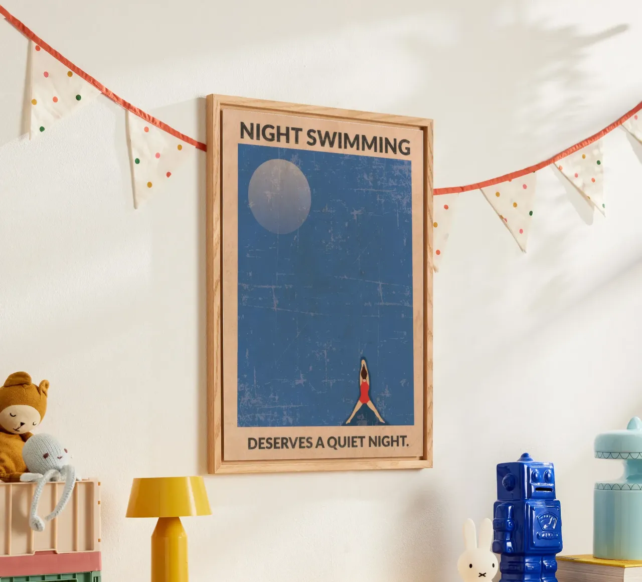 Acque libere (di notte) plexiglass da burnet