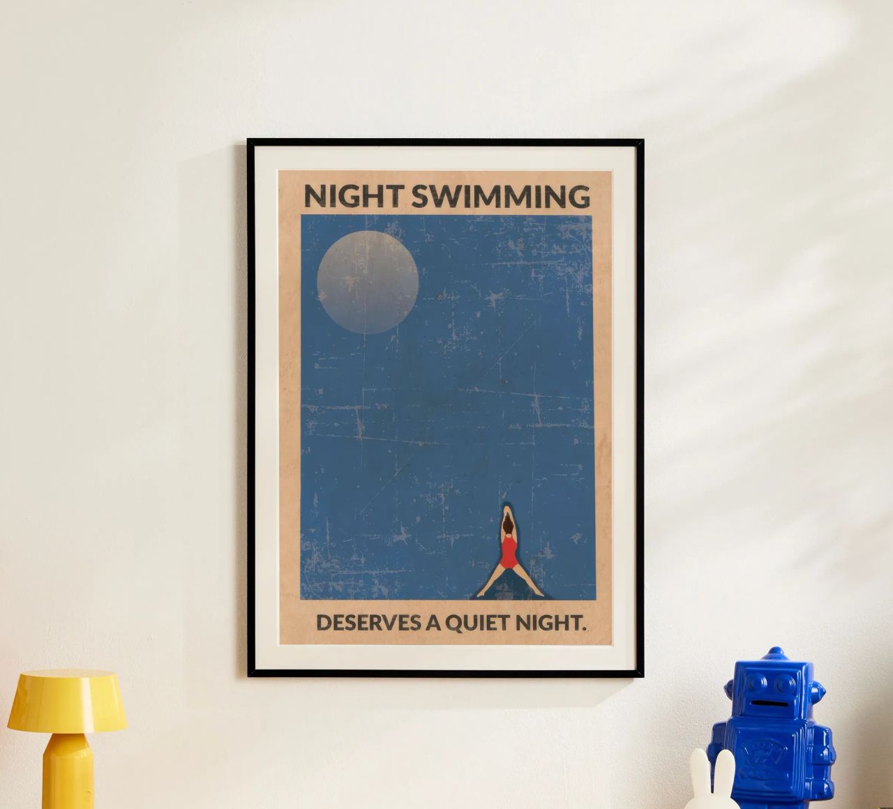 Open Water (at Night) poster by burnet