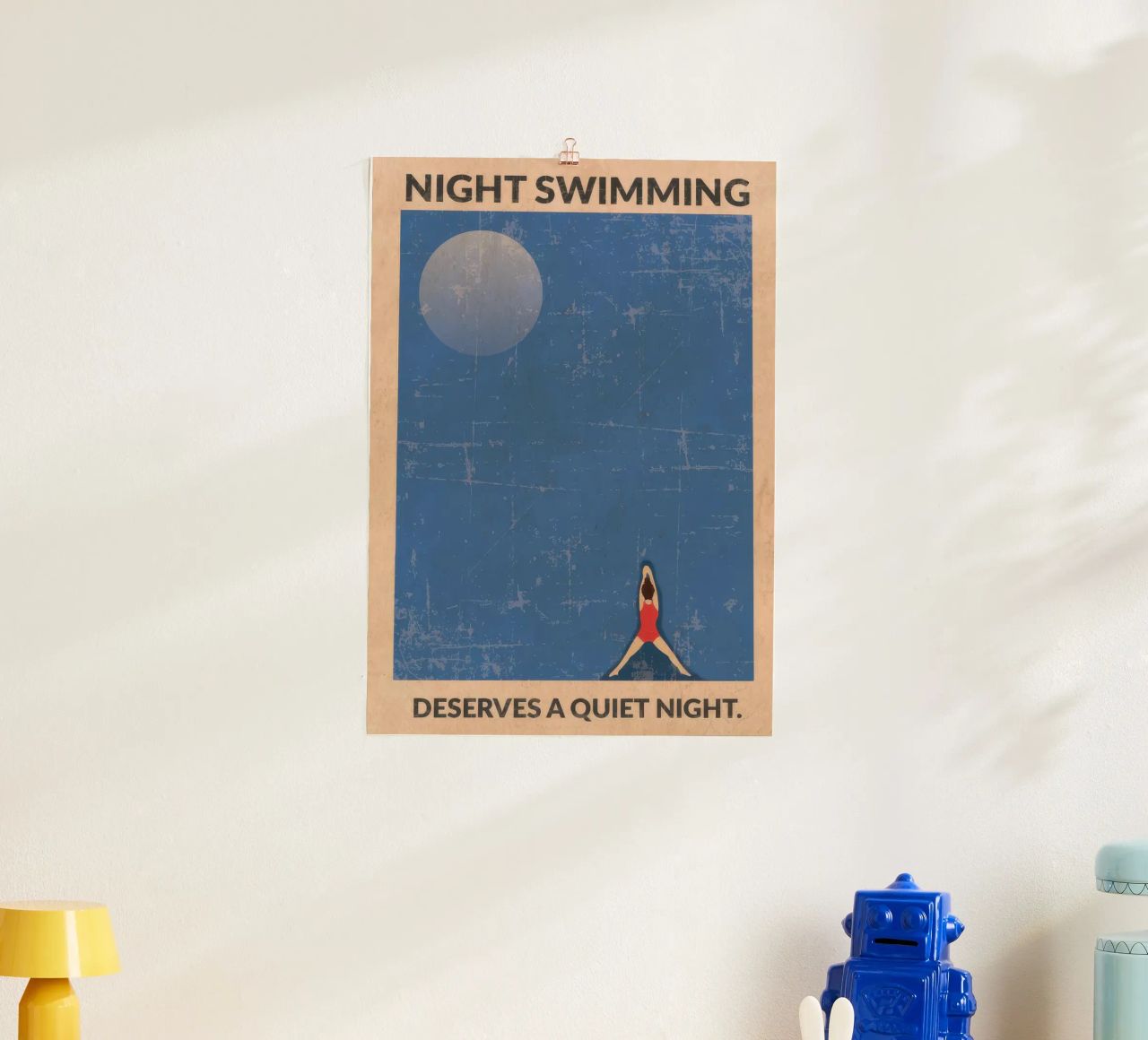 Open Water (at Night) poster by burnet