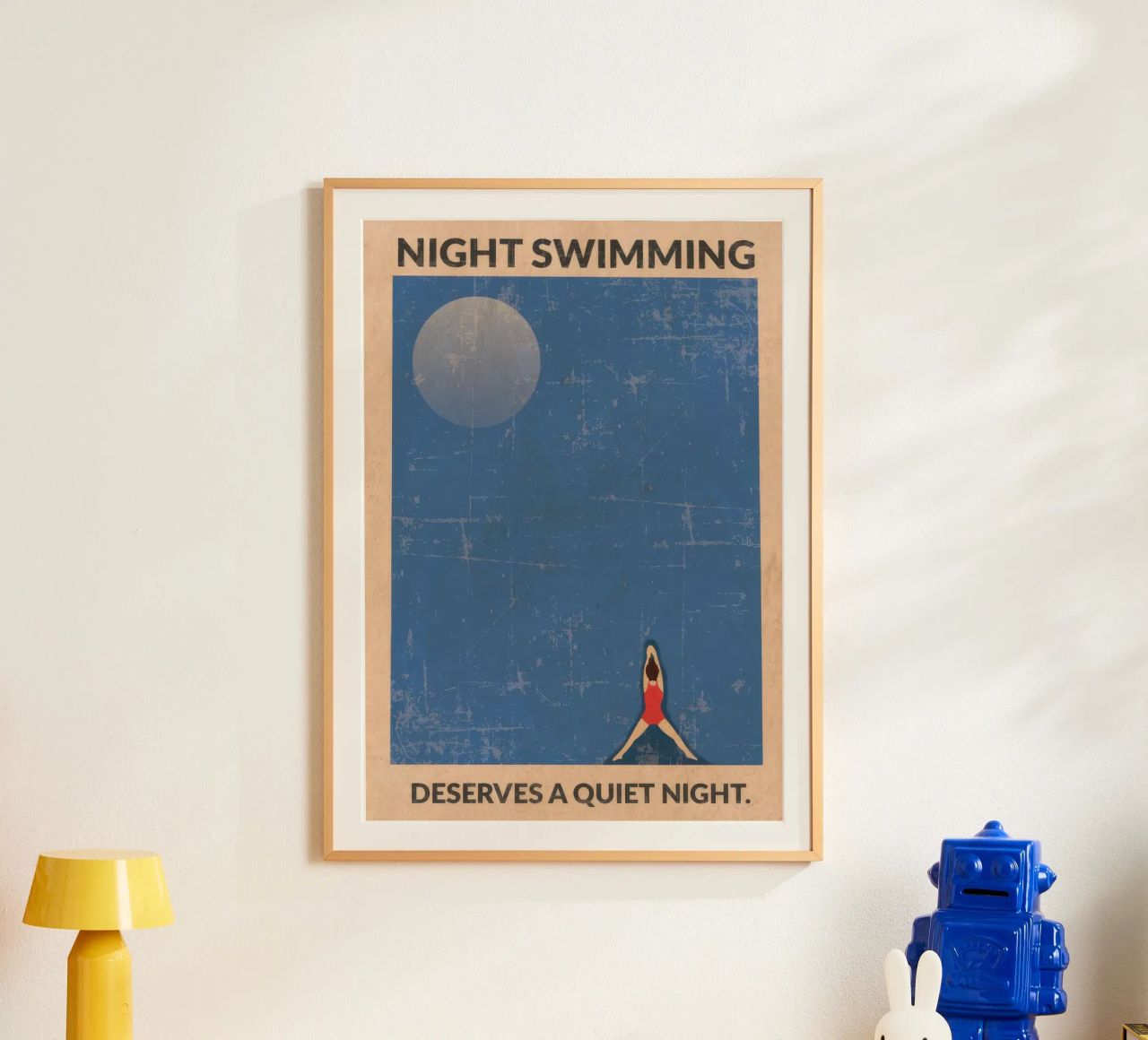 Open Water (at Night) poster by burnet