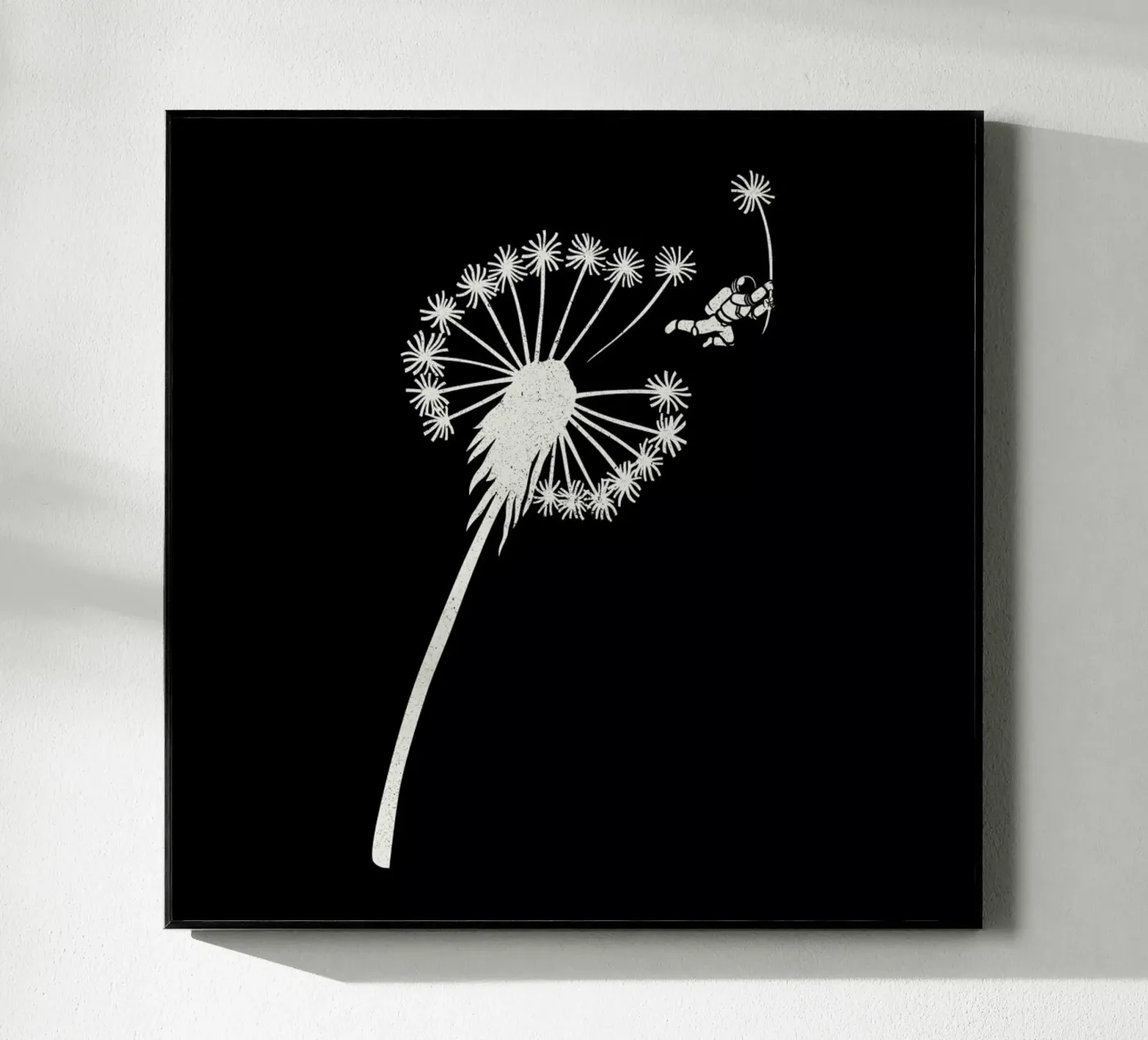 Dandelion Astronaut plexiglass da Tobe Fonseca