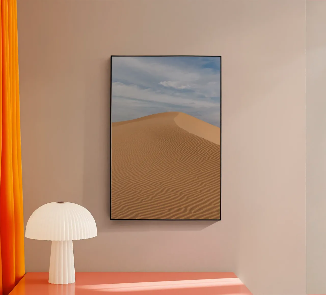 Sand dune in the Sahara desert in Mauritania plexiglass da photolovers