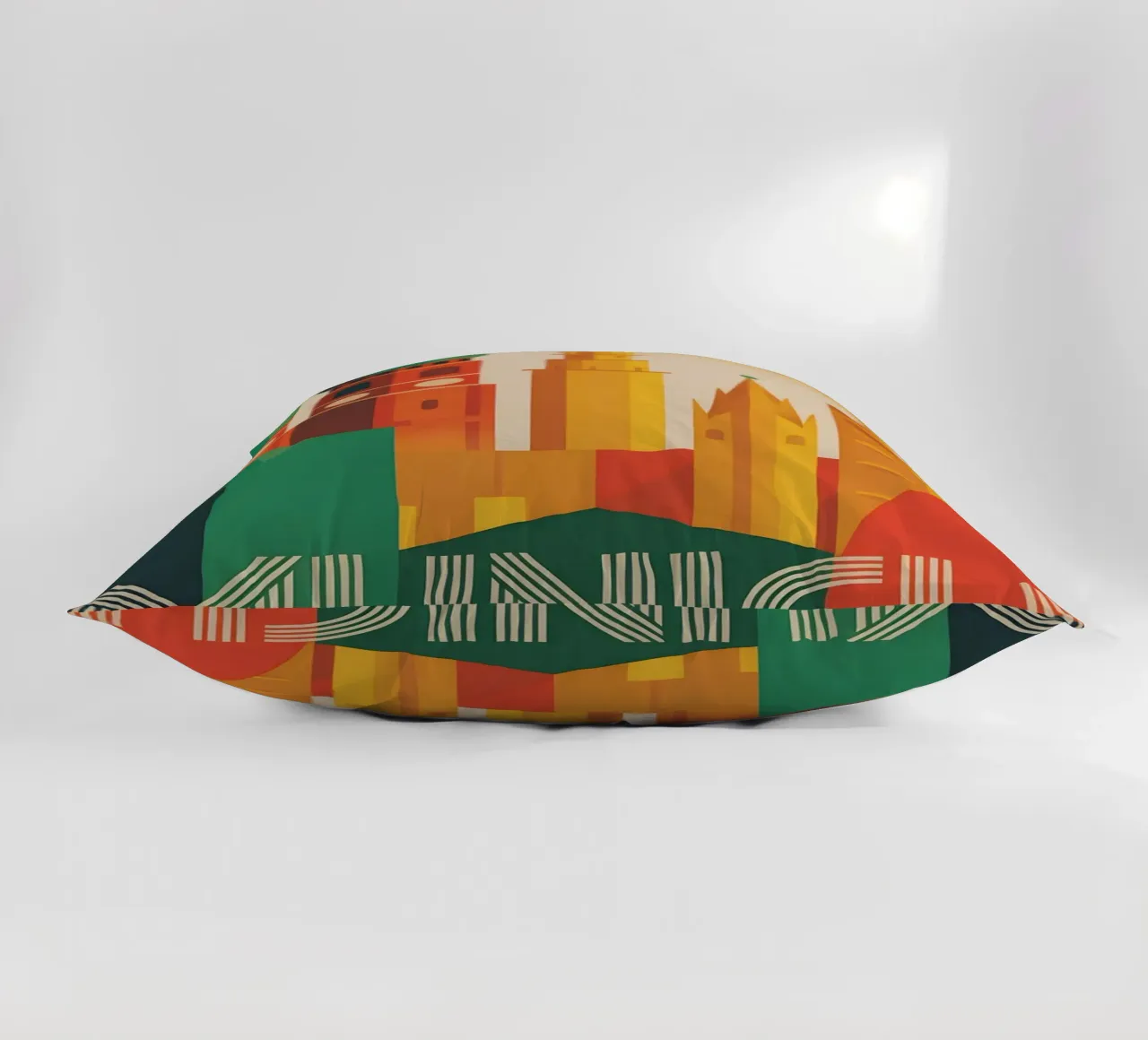 München Vintage Reiseposter Kissen von Vintage Travel Art