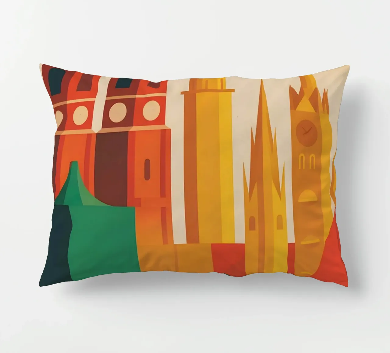 München Vintage Reiseposter Kissen von Vintage Travel Art