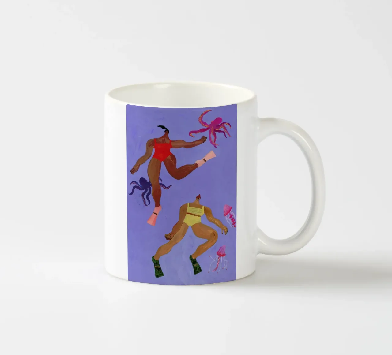 My Octopus Friend tazza in ceramica da Nudes and Croissants