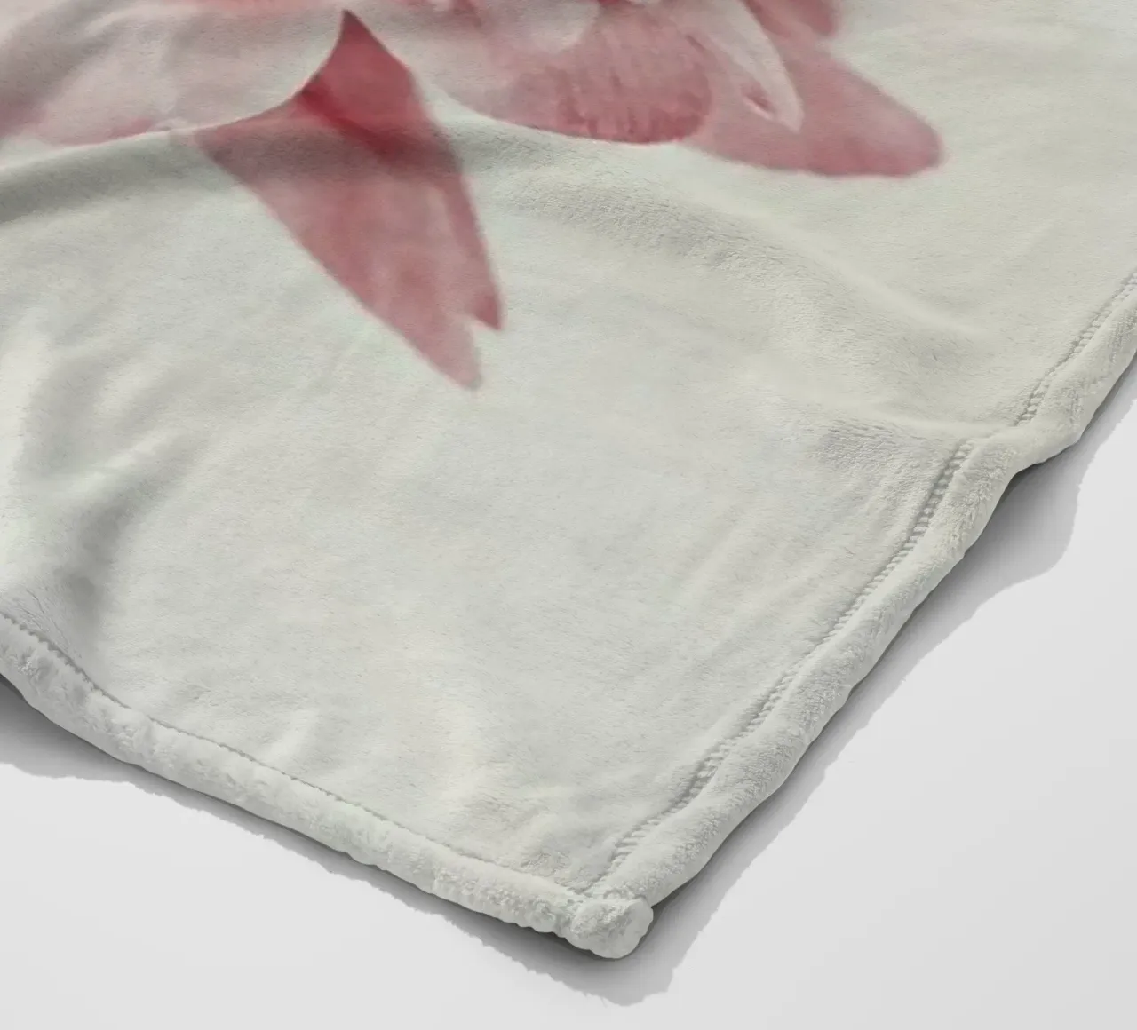 Daylight Peony fleece blanket by Studio One