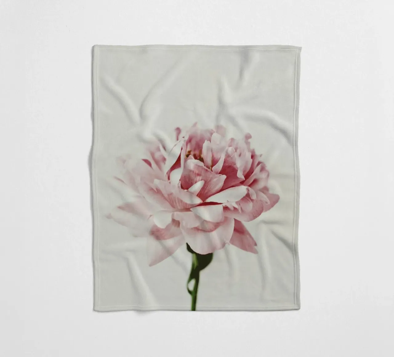 Daylight Peony fleece blanket by Studio One