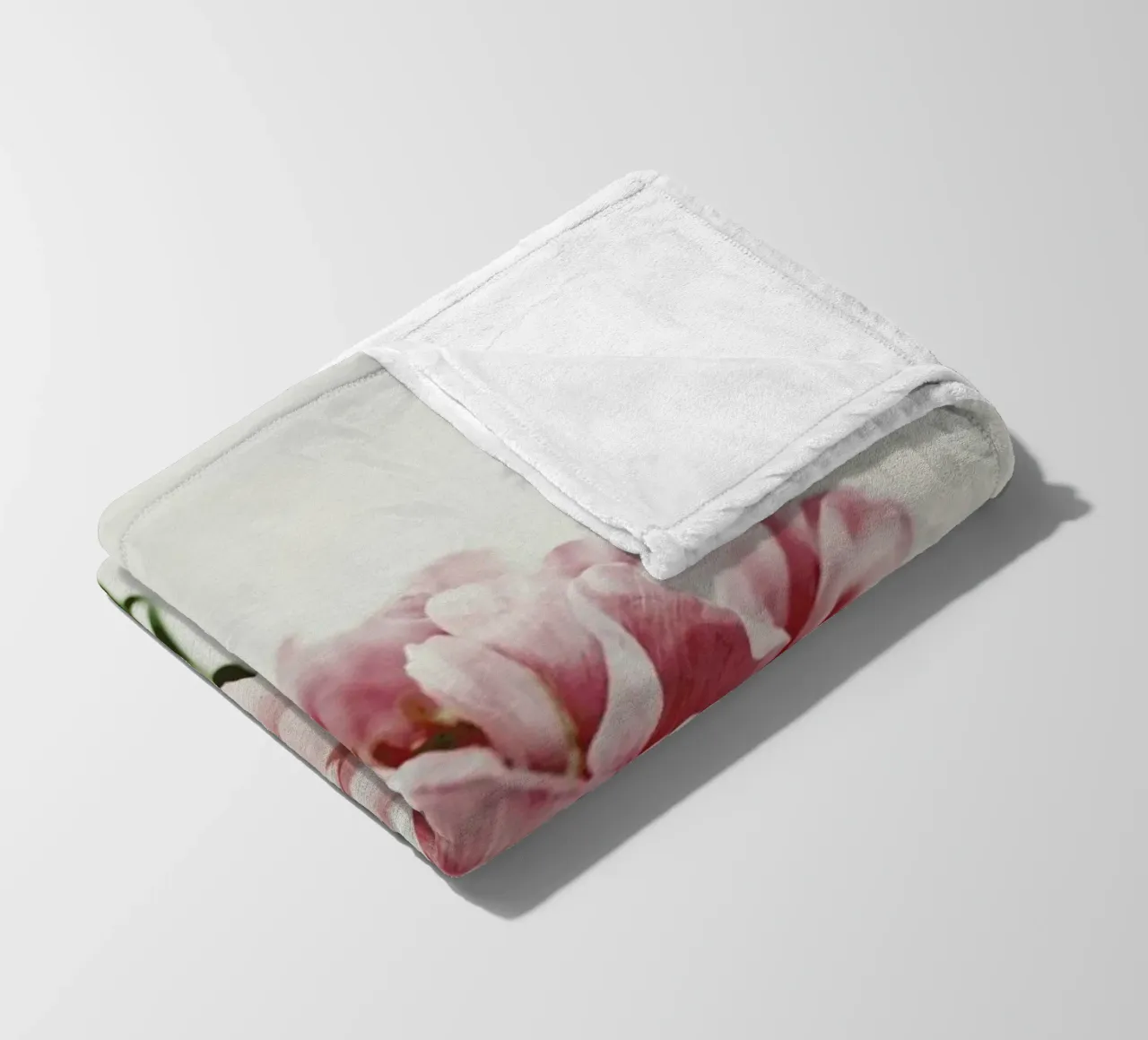 Daylight Peony fleece blanket by Studio One