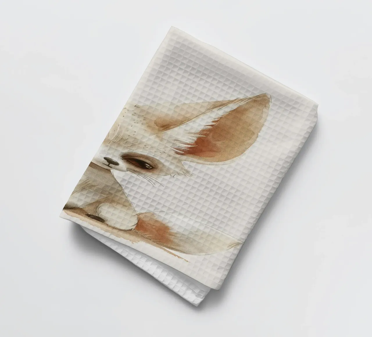 La simpatica volpe di Fennec - un'estrosa compagna del deserto canovaccio da cucina da DesignDoodle