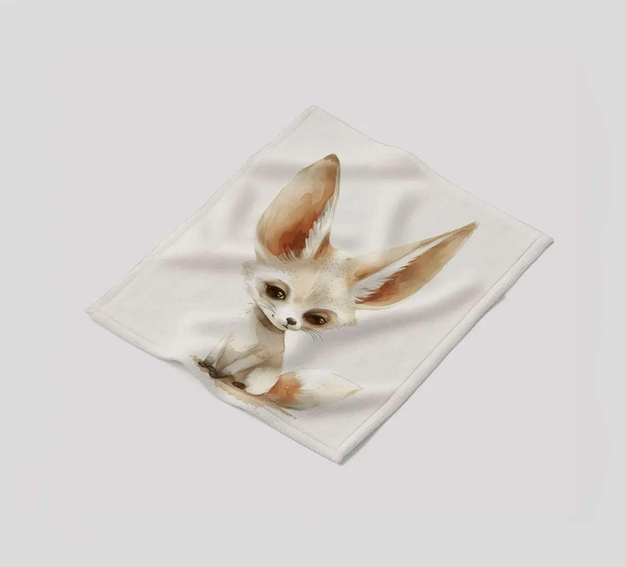 La simpatica volpe di Fennec - un'estrosa compagna del deserto coperta in pile da DesignDoodle