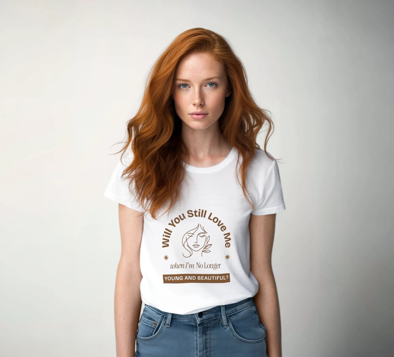 Zitat jung und schön Frauen T-Shirt von Gunawan Rb