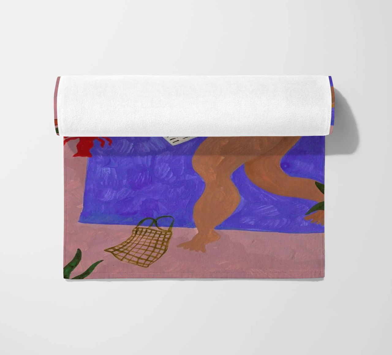 Blue Blanket telo mare da Nudes and Croissants