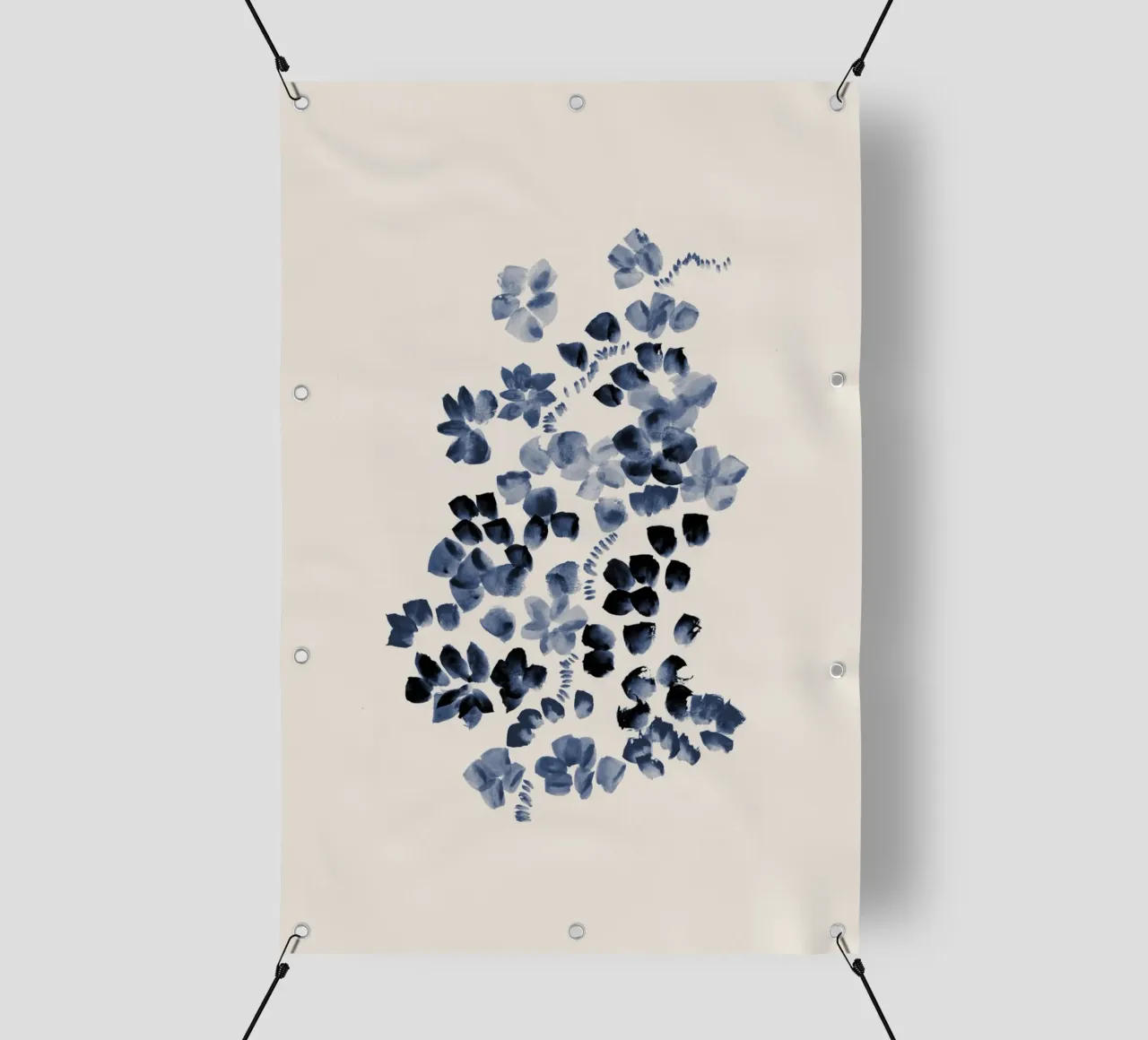 Danushka - Fiori su una vite I telo in pvc da The Artcircle