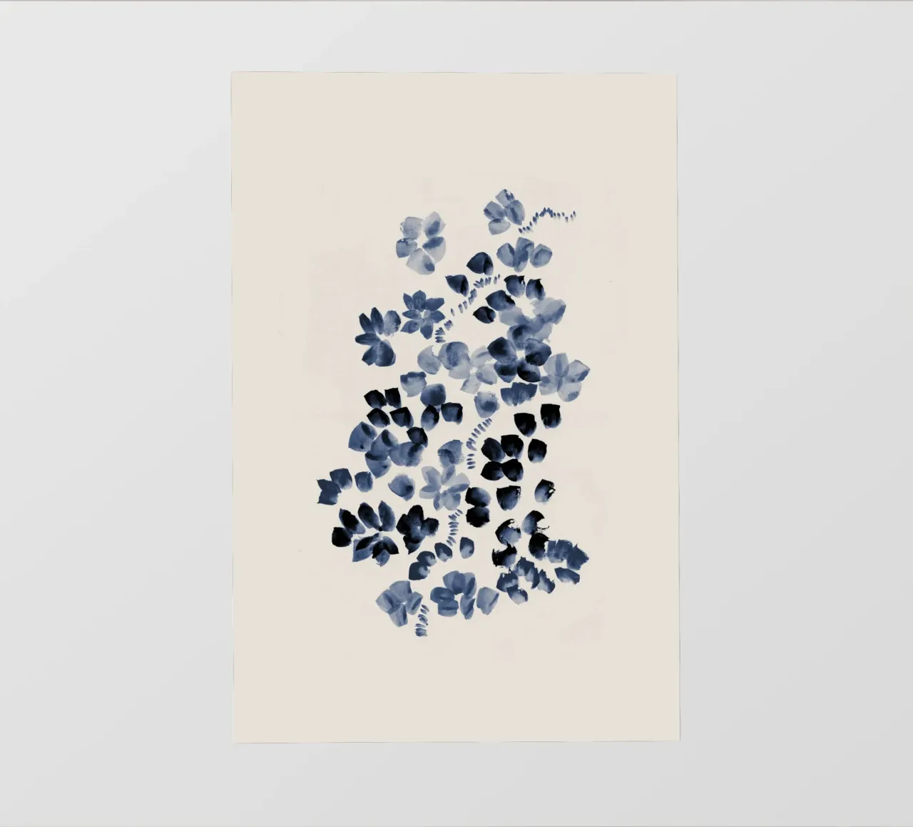 Danushka - Fiori su una vite I telo in pvc da The Artcircle