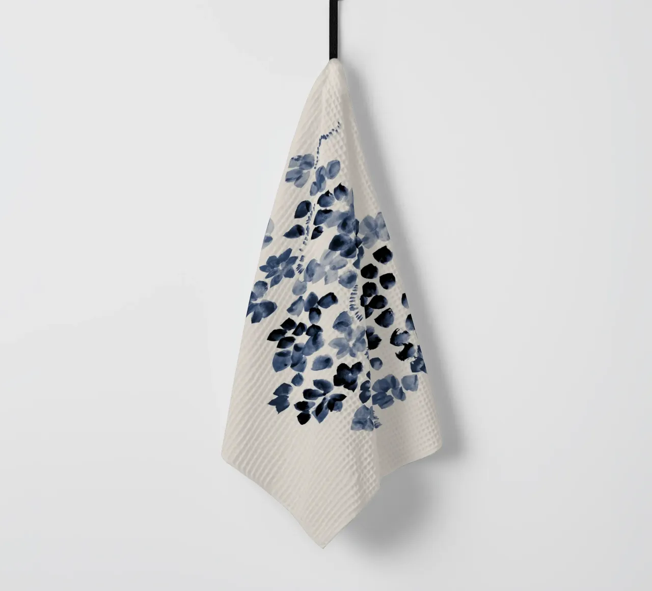 Danushka - Fiori su una vite I canovaccio da cucina da The Artcircle