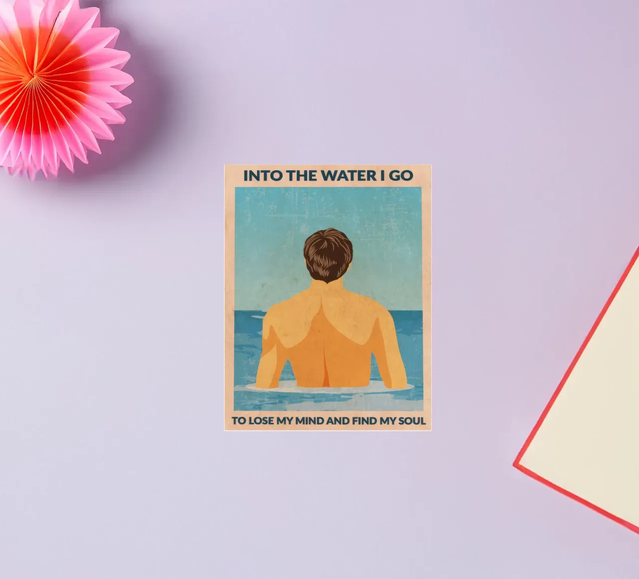 Into the Water (male) sticker by burnet