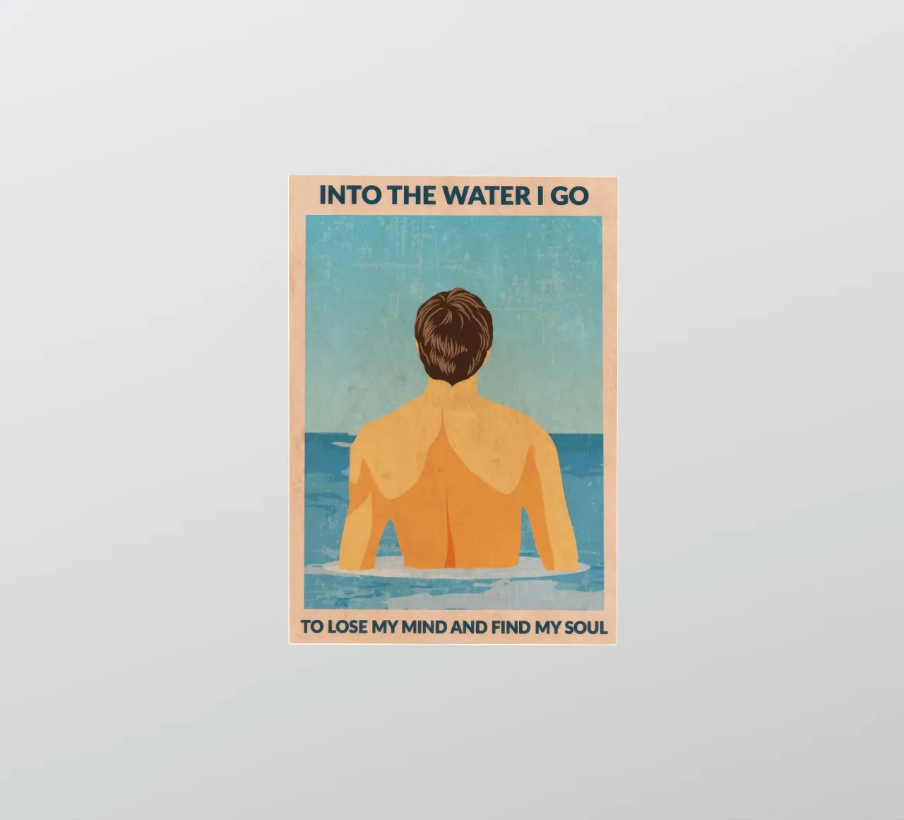 Into the Water (male) sticker by burnet