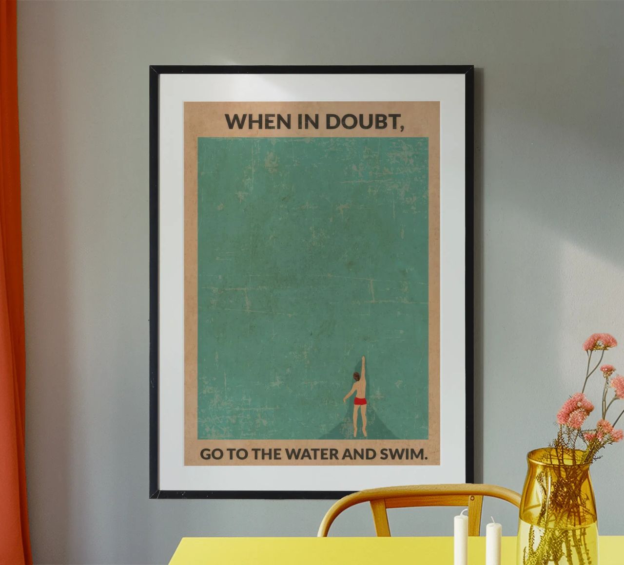 Open Water (male) poster by burnet