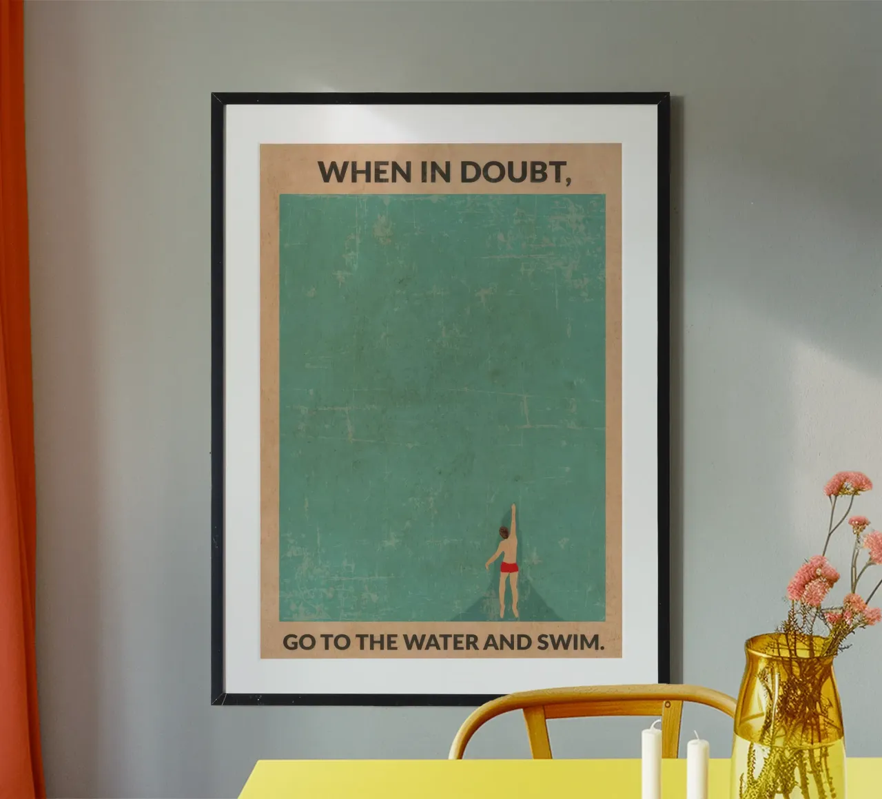 Acque libere (maschi) poster da burnet