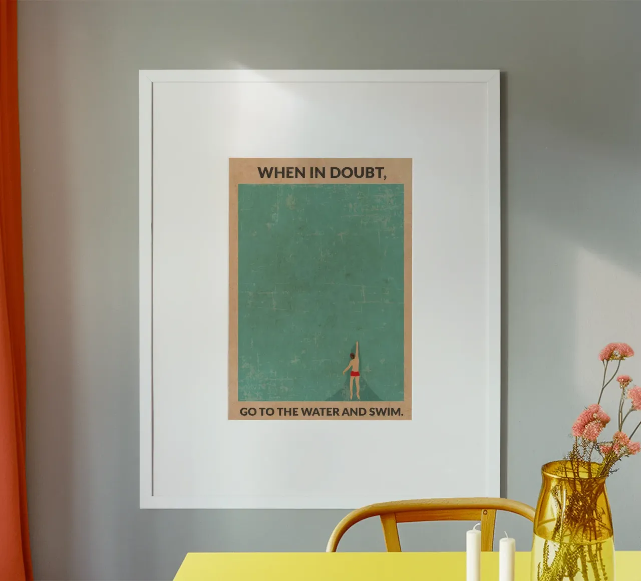 Acque libere (maschi) poster da burnet