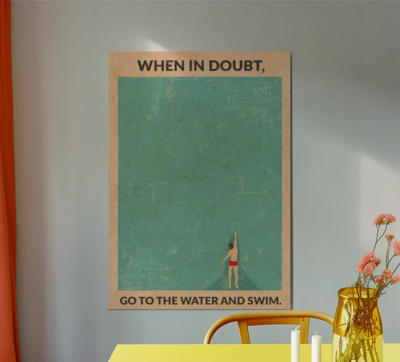 Acque libere (maschi) poster da burnet