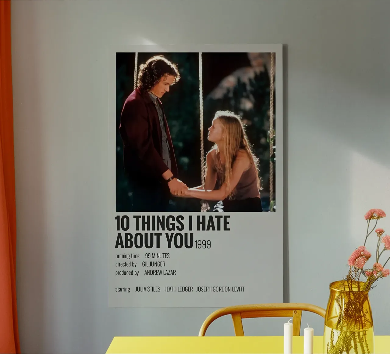 10 Things I Hate About You Movie canvas with Floater frame by STAR CINEPLEX