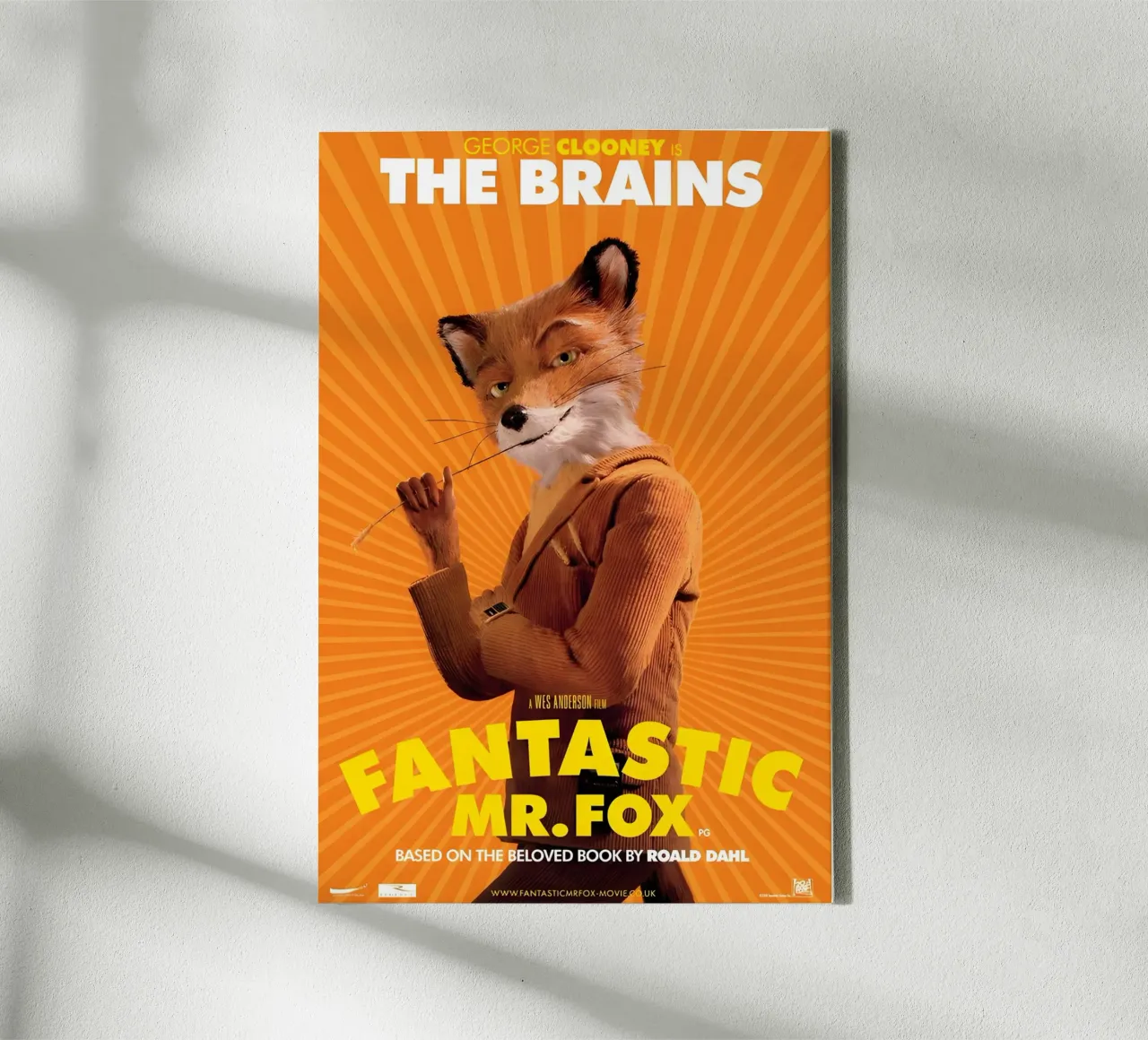 Fantastic Mr. Fox The Brains canvas with Floater frame by STAR CINEPLEX