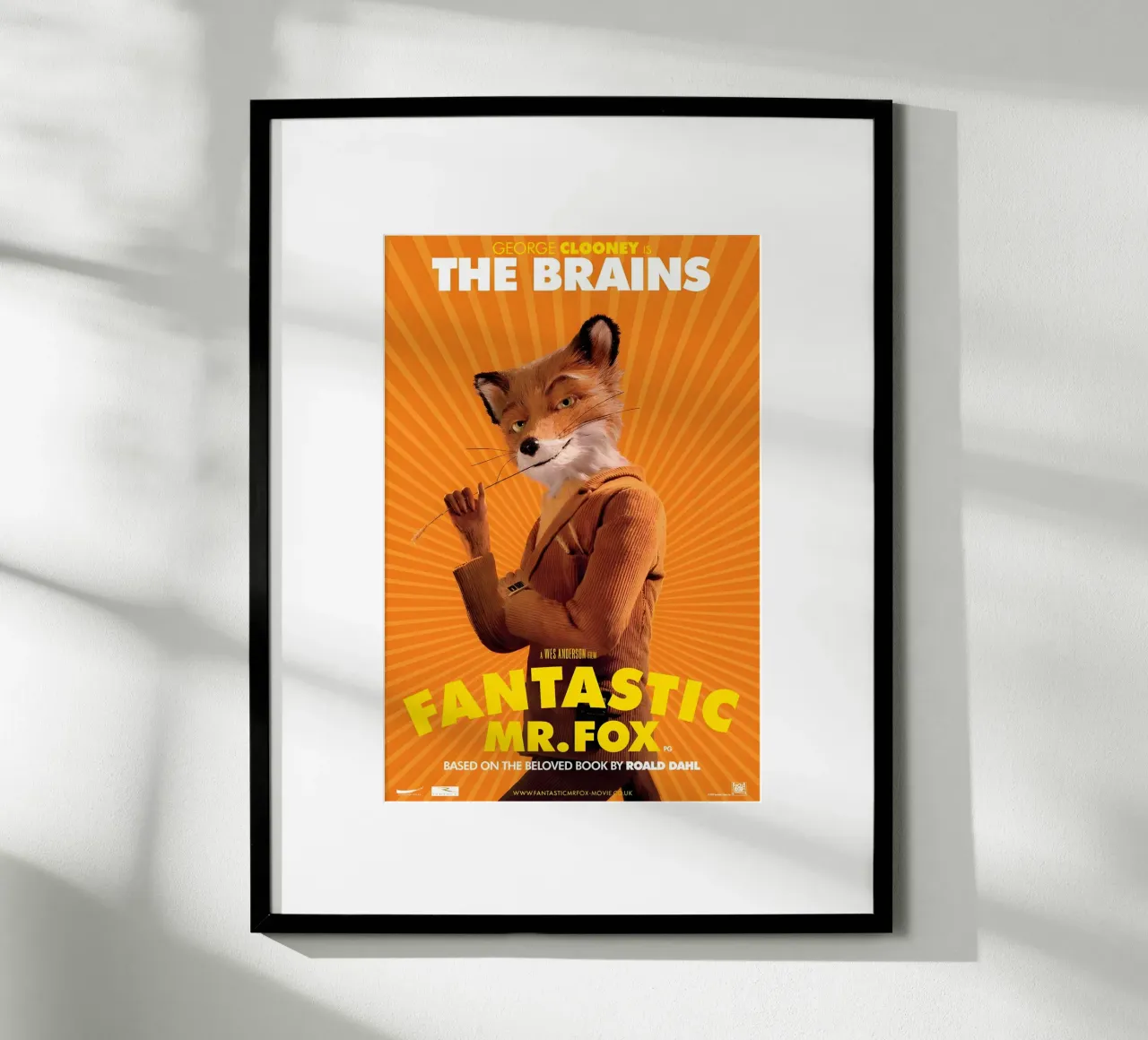 Fantastic Mr. Fox I cervelli poster con telaio in plastica da STAR CINEPLEX