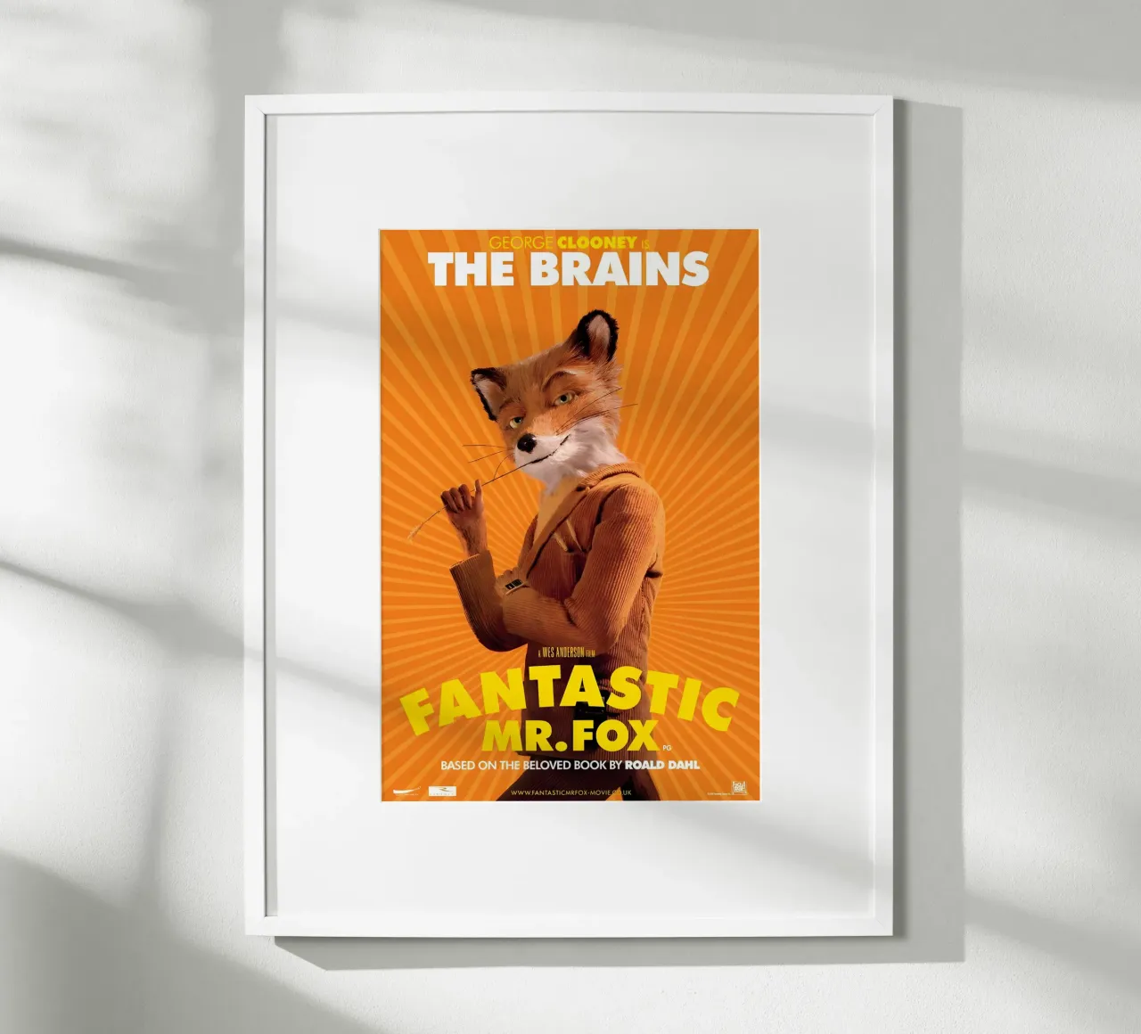 Fantastic Mr. Fox I cervelli poster con telaio in plastica da STAR CINEPLEX