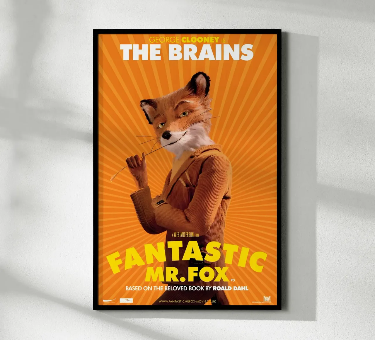 Fantastic Mr. Fox I cervelli poster con telaio in plastica da STAR CINEPLEX
