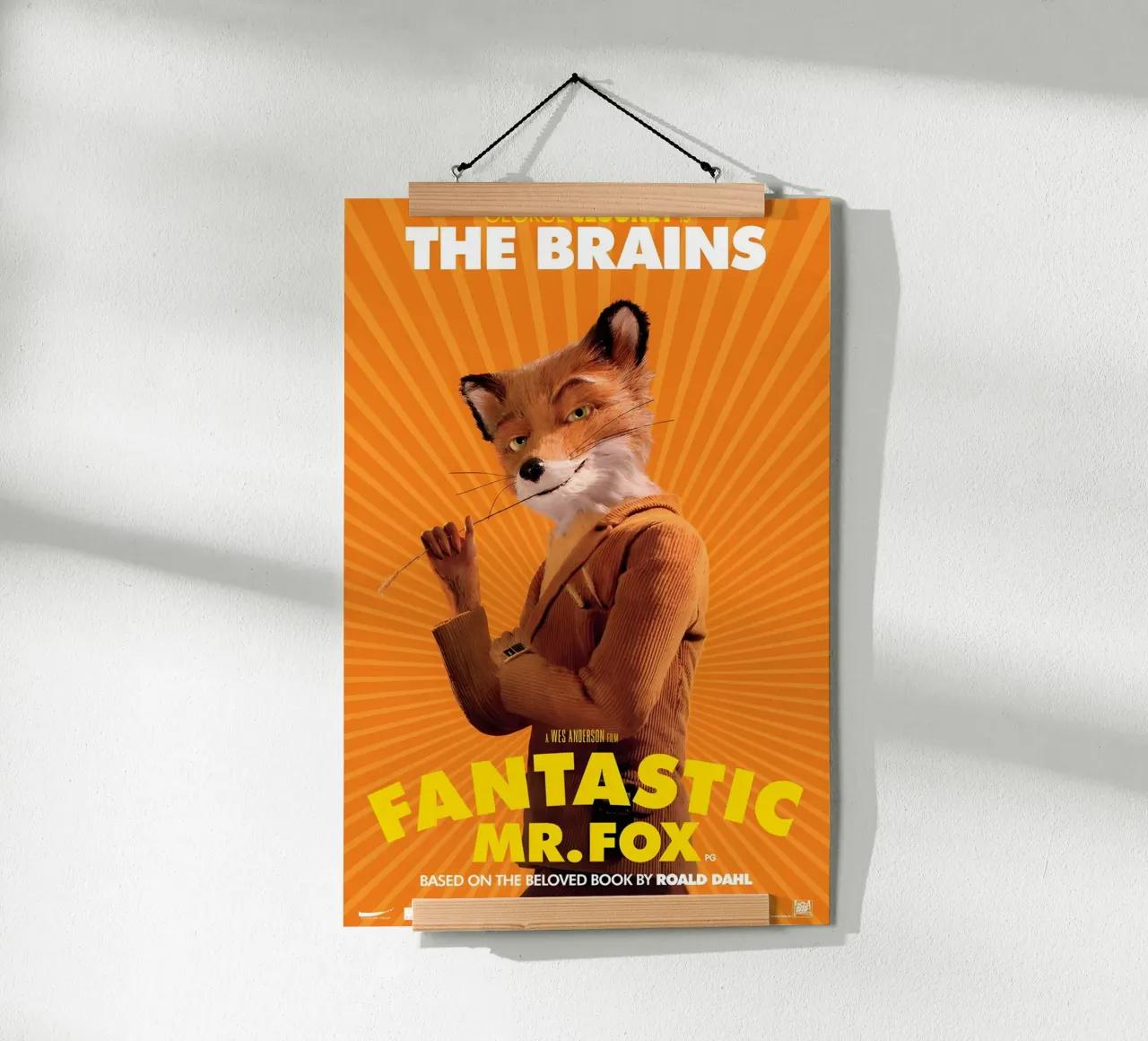 Fantastic Mr. Fox I cervelli poster con telaio in plastica da STAR CINEPLEX