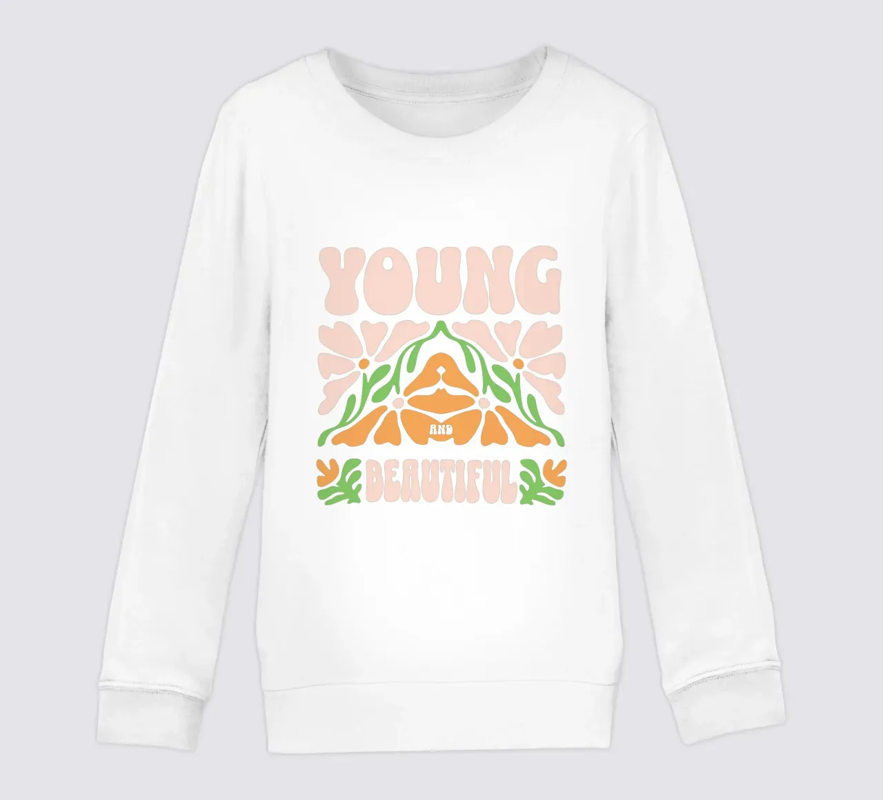 Young and Beautiful kids sweatshirt by Gunawan Rb