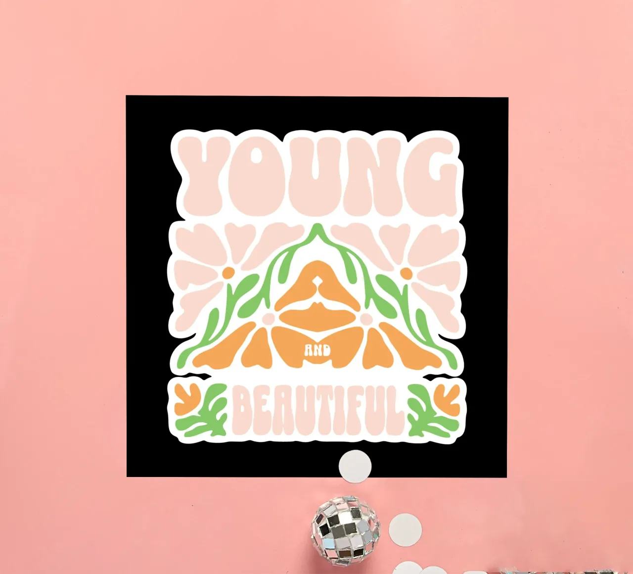 Young and Beautiful sticker by Gunawan Rb