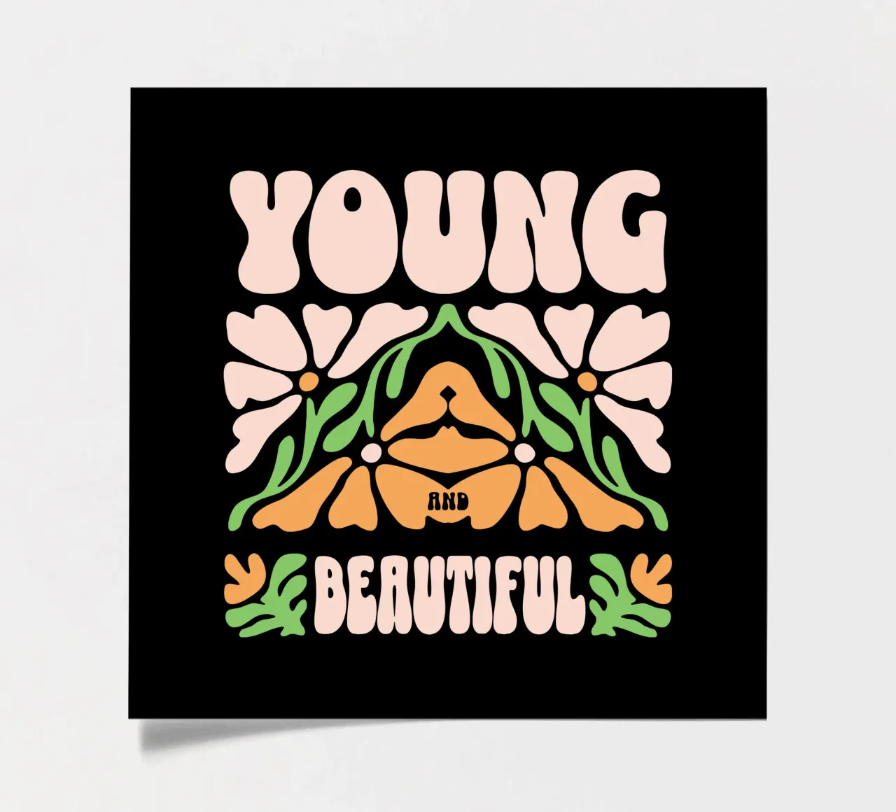 Young and Beautiful sticker sheet by Gunawan Rb