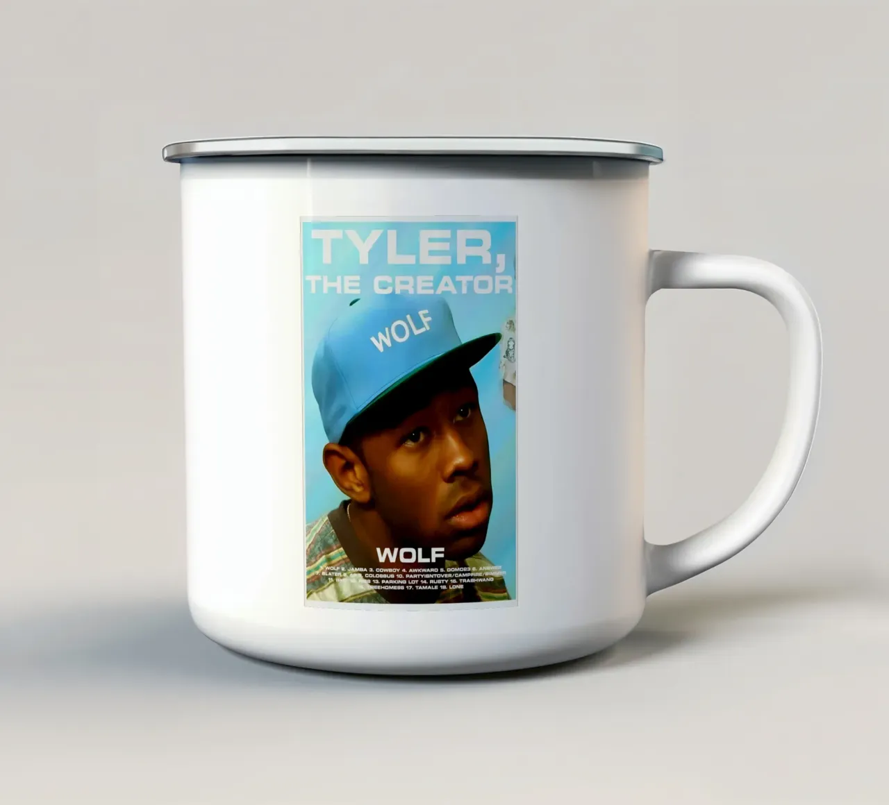 Wolf - Tyler The Creator tazza in smalto da edanfargol