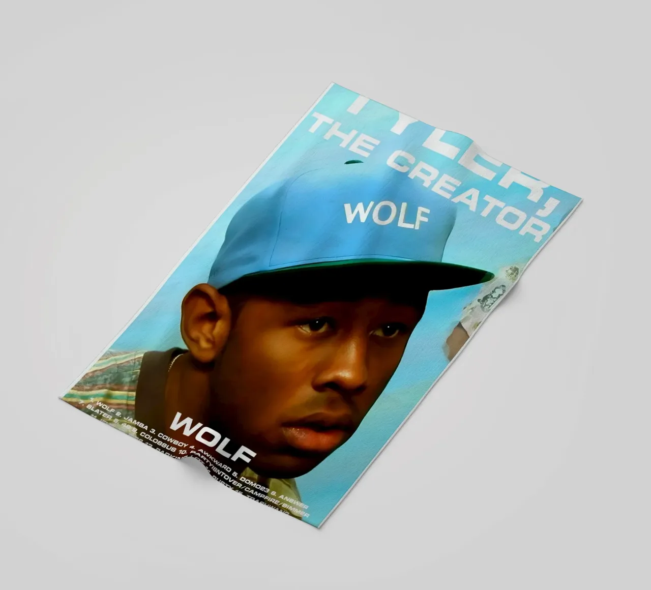 Wolf - Tyler The Creator beach towel by edanfargol