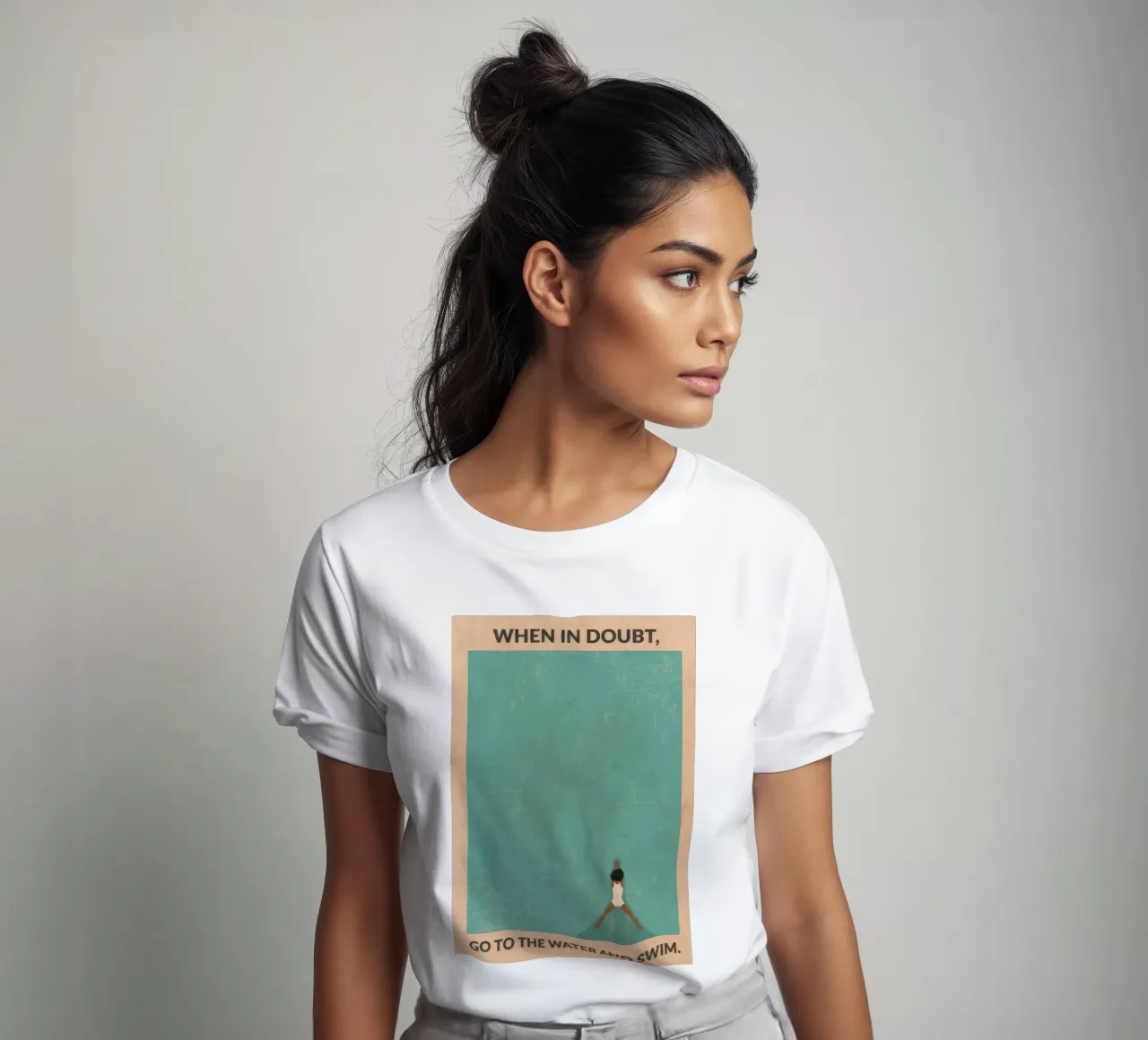 Acque libere (afro) t-shirt da burnet