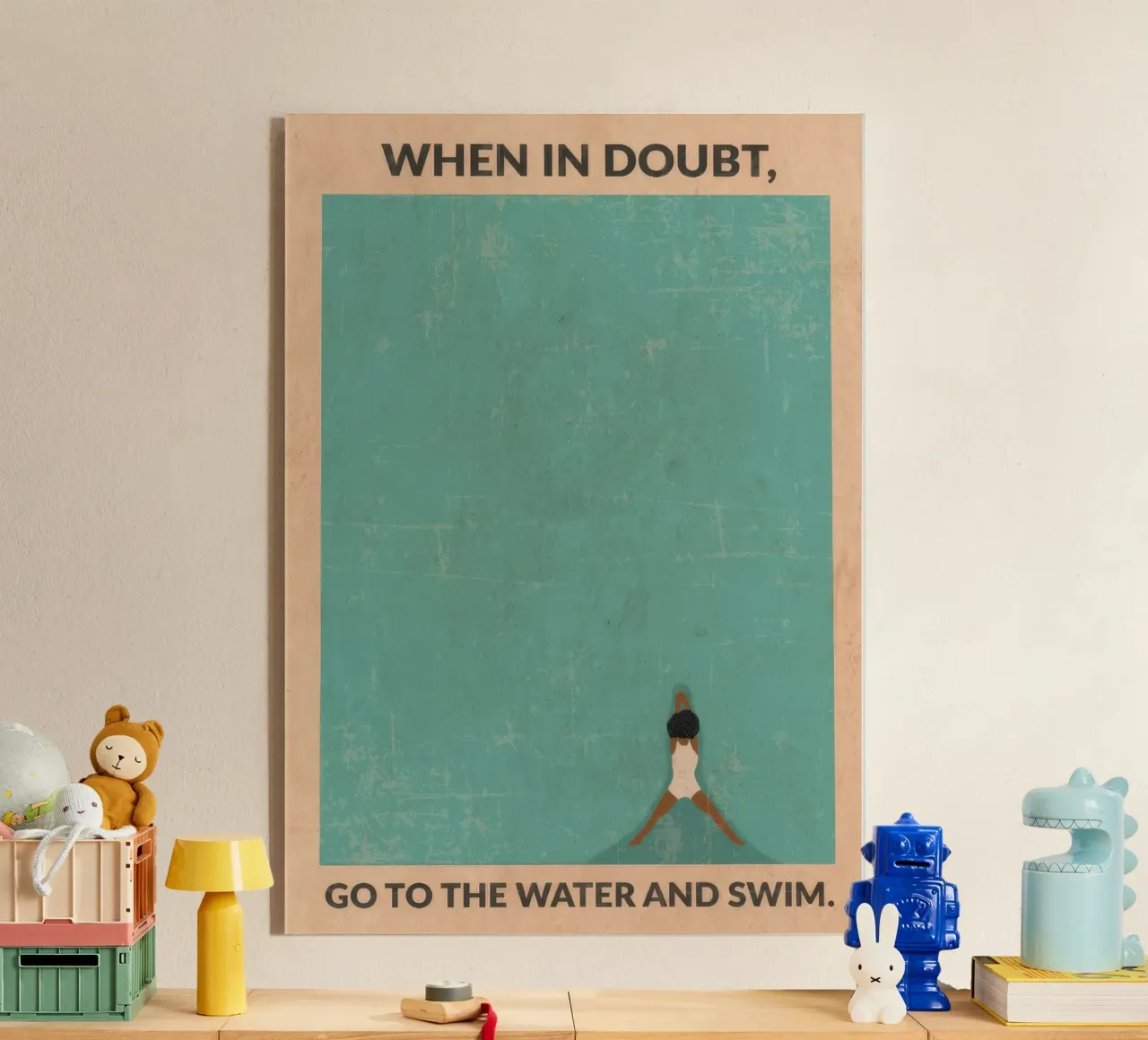 Acque libere (afro) plexiglass da burnet