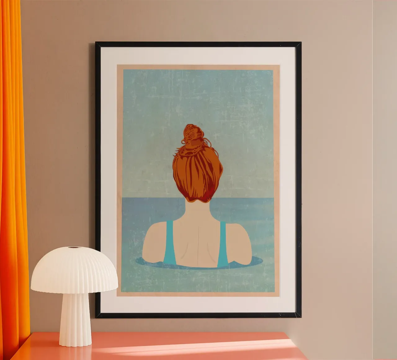 Into the Water (Redhead) hahnemühle by burnet