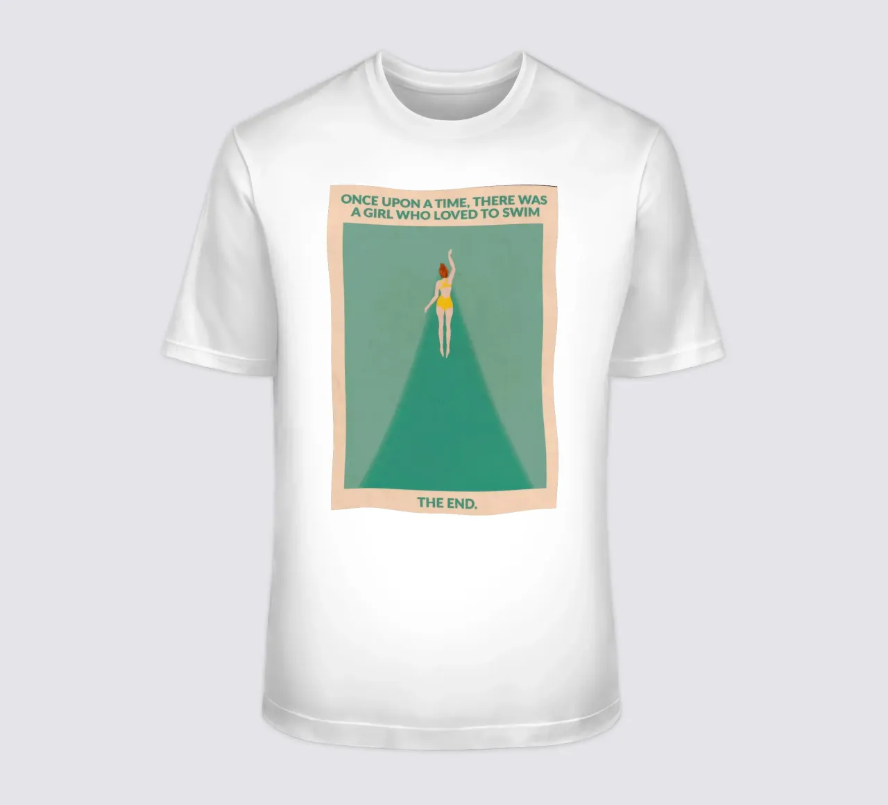Nuotatore in acque libere (Rosso) t-shirt da burnet
